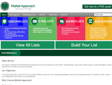 Tablet Screenshot of marketapproach.net
